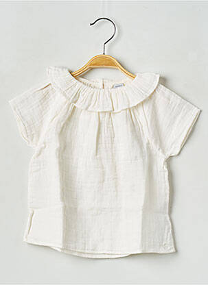 Top alb PETIT BATEAU fată