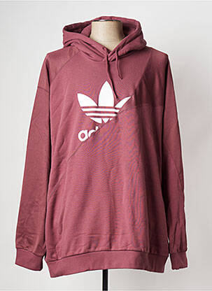 Hanorac cu glugă guler rotund roșu ADIDAS bărbat