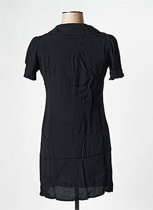 Rochie scurtă guler în v negru ARTLOVE femeie