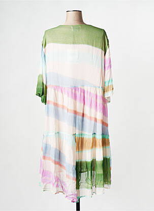Rochie midi guler rotund verde ESSENTIEL ANTWERP femeie