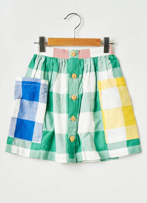 Fustă midi verde ARSENE ET LES PIPELETTES fată
