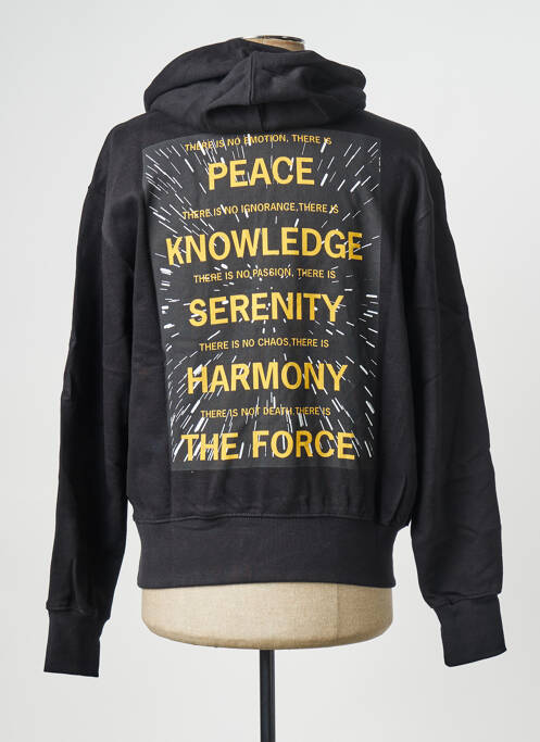 Hanorac cu glugă negru ELEMENT bărbat