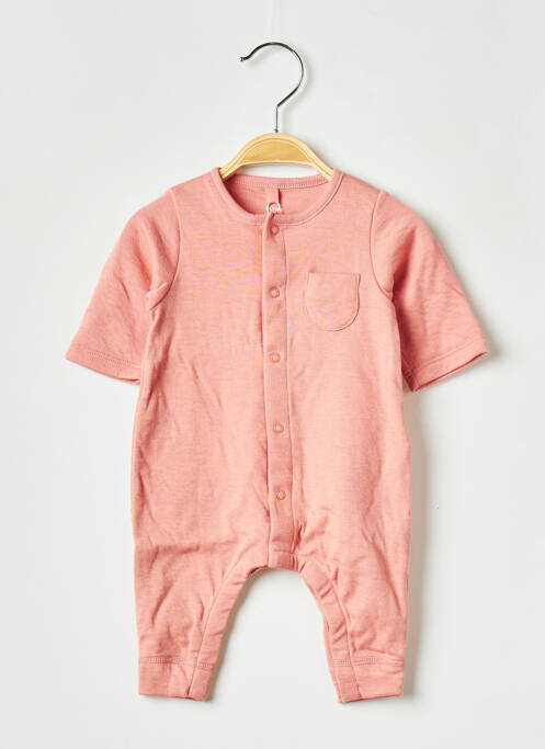 Salopetă-pantalon roz PETIT BATEAU fată