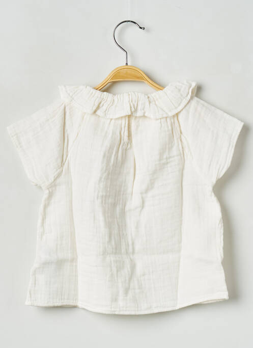 Top alb PETIT BATEAU fată