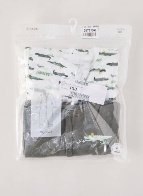 Pijama verde NAME IT băiat