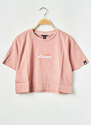 Tricou guler rotund roz ELLESSE femeie