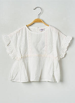 Top alb TAPE À L'OEIL fată