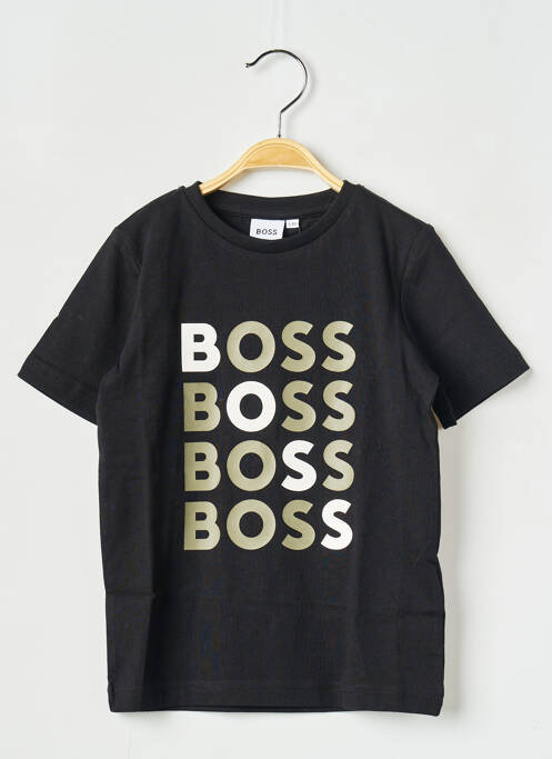 Tricou negru HUGO BOSS băiat