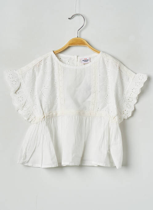 Top alb TAPE À L'OEIL fată