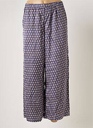 Pantalon larg violet SEE U SOON femeie