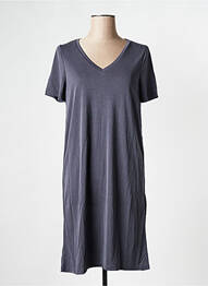 Rochie midi guler în v albastru PIECES femme