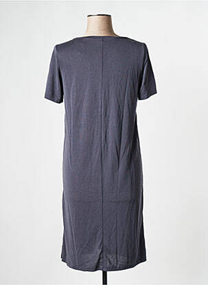 Rochie midi guler în v albastru PIECES femeie