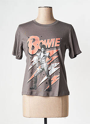 Tricou gri NOISY MAY femeie