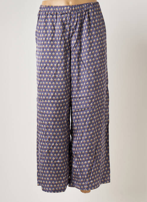 Pantalon larg violet SEE U SOON femeie