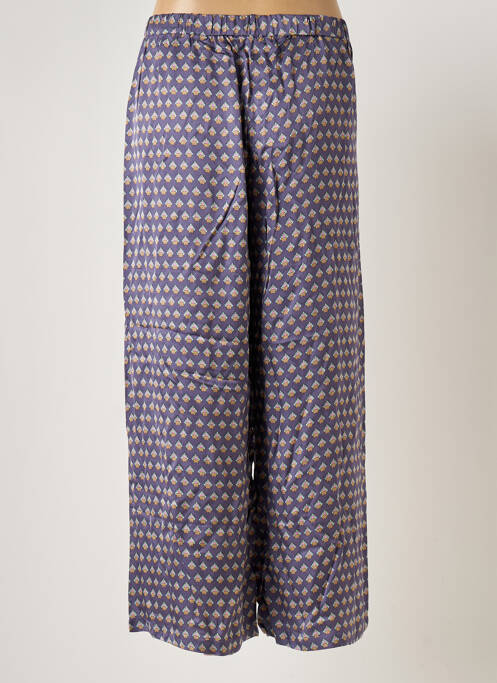 Pantalon larg violet SEE U SOON femeie