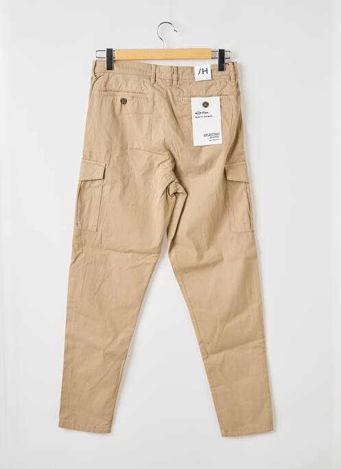 Pantalon cargo bej SELECTED bărbat