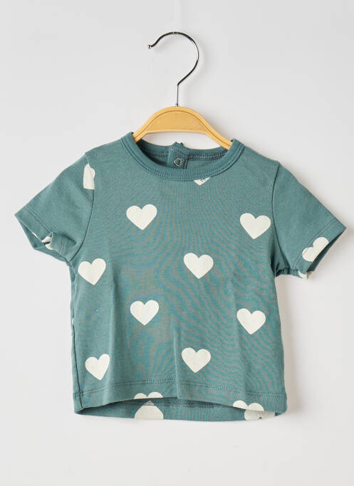 Tricou verde PETIT BATEAU fată