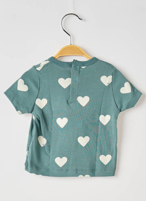 Tricou verde PETIT BATEAU fată