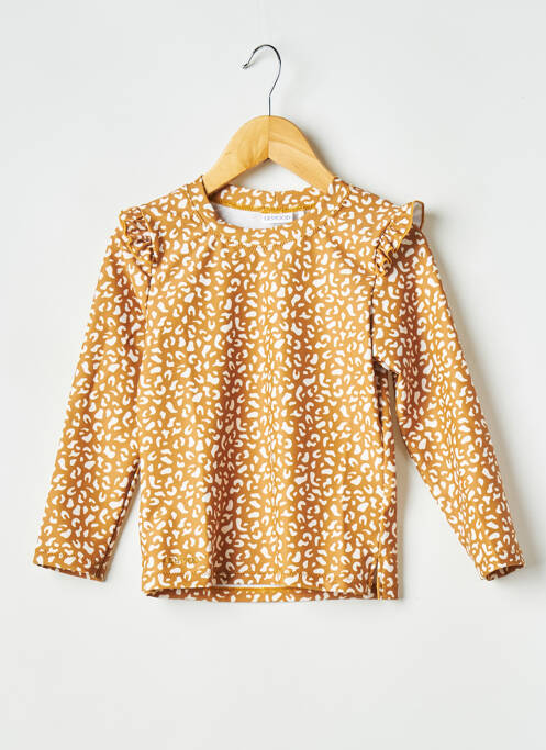 Top de baie galben LIEWOOD fată