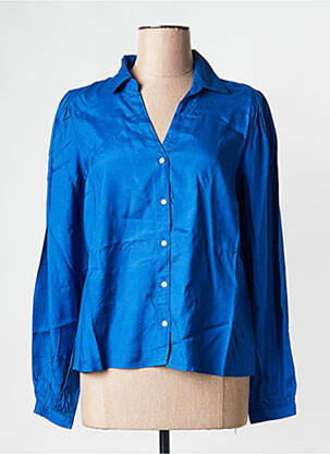 Cămașă albastru PIECES femeie