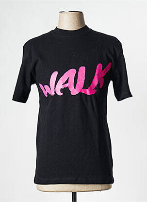 Tricou negru WALK IN PARIS bărbat