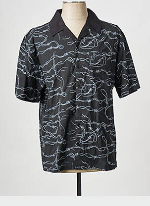 Cămașă cu mâneci scurte negru SANTA CRUZ bărbat