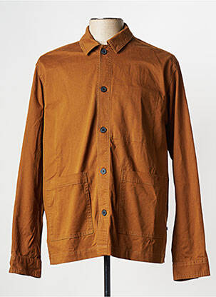 Cămașă cu mâneci lungi maro MINIMUM bărbat