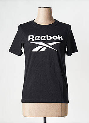 Tricou guler rotund negru REEBOK femeie