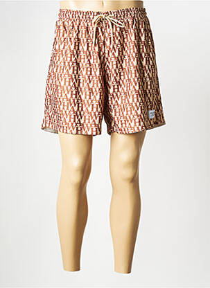 Șort maro HUMAN WITH ATTITUDE bărbat