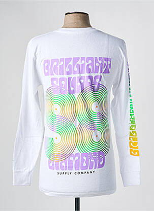 Tricou alb DIAMOND SUPPLY CO bărbat