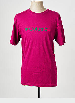 Tricou roz COLUMBIA bărbat
