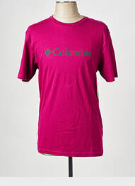 Tricou roz COLUMBIA homme