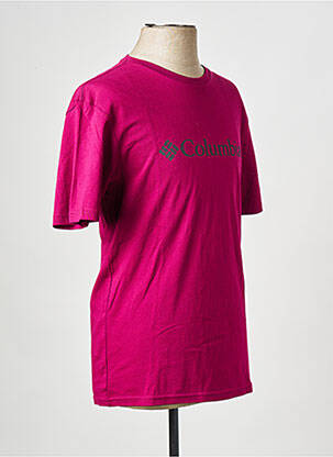 Tricou roz COLUMBIA bărbat