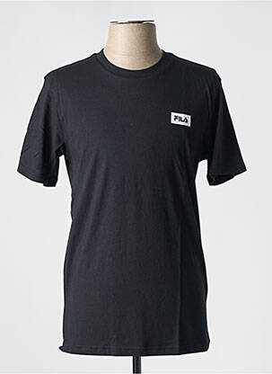 Tricou guler rotund negru FILA bărbat