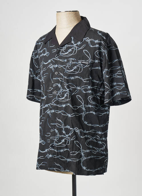 Cămașă cu mâneci scurte negru SANTA CRUZ bărbat