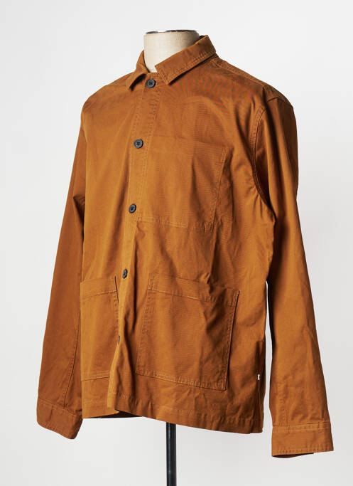 Cămașă cu mâneci lungi maro MINIMUM bărbat