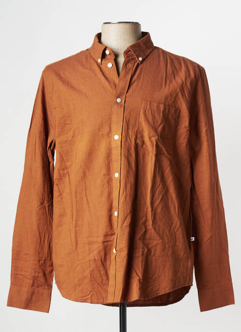 Cămașă cu mâneci lungi bej MINIMUM bărbat