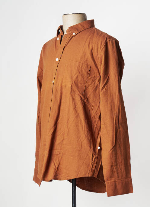 Cămașă cu mâneci lungi bej MINIMUM bărbat