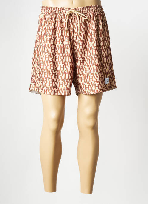 Șort maro HUMAN WITH ATTITUDE bărbat