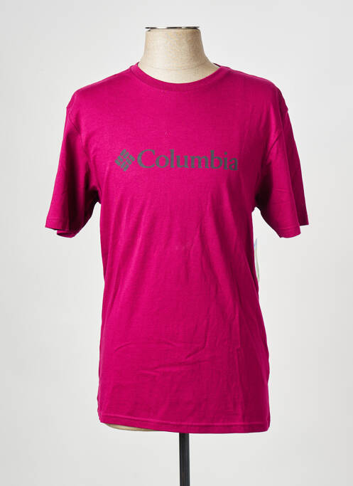 Tricou roz COLUMBIA bărbat