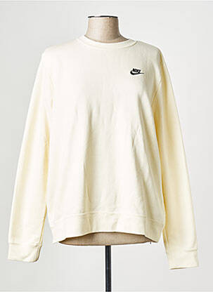 Hanorac guler rotund alb NIKE femeie