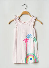 Rochie scurtă guler rotund roz BILLIEBLUSH fille
