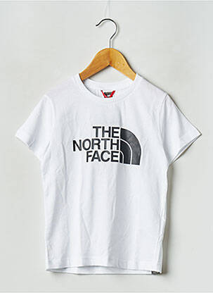 Tricou alb THE NORTH FACE copil