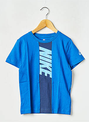Tricou guler rotund albastru NIKE băiat