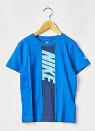 Tricou guler rotund albastru NIKE garcon