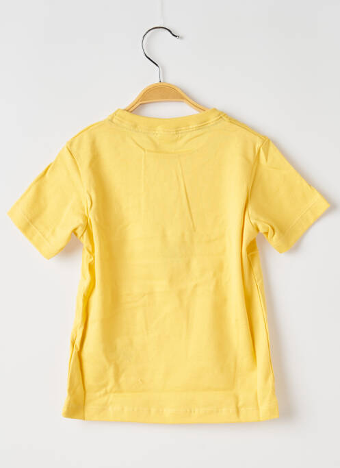 Tricou galben PETIT BATEAU băiat
