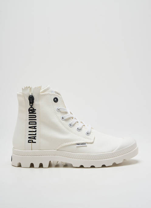 Botine/Ghete alb PALLADIUM femeie