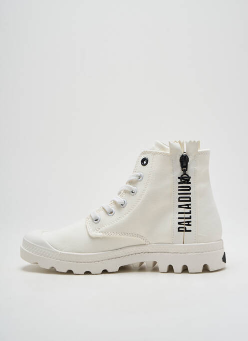 Botine/Ghete alb PALLADIUM femeie