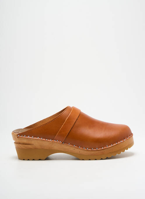 Sandale/Pantofi decupați maro TROENTORP CLOGS femeie