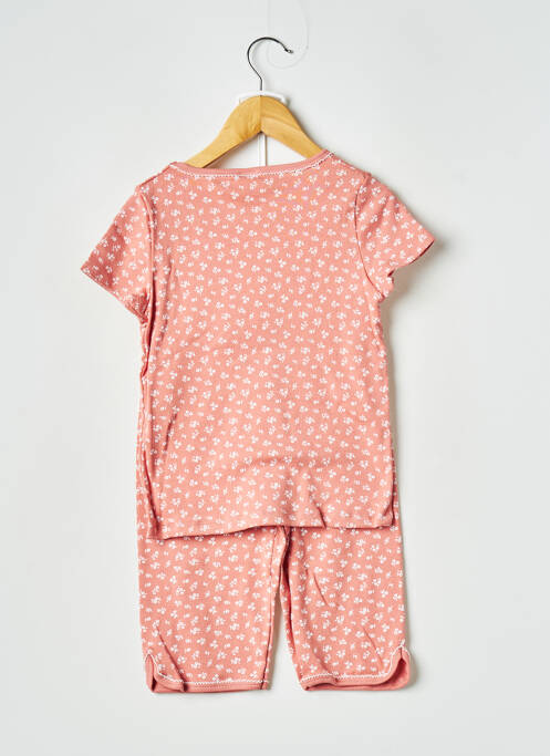 Pijamale scurte roz PETIT BATEAU fată